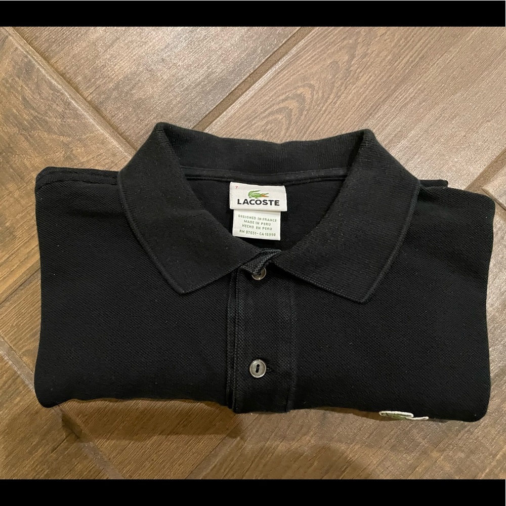 Lacoste Polo Short Sleeve Shirt Men’s size 7 - Picture 3 of 4
